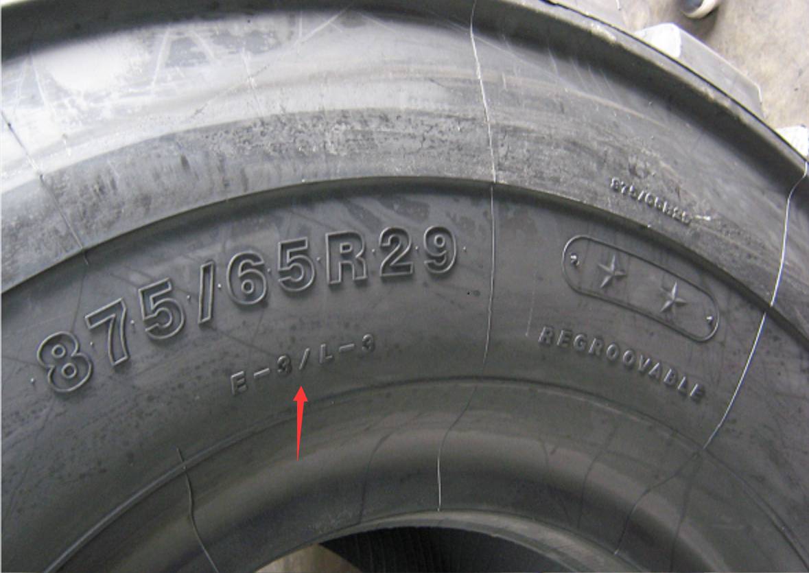 dual marked tire