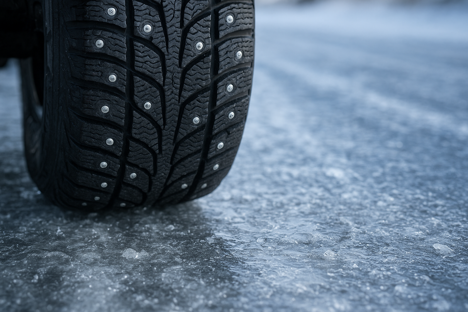 Studded Winter Tires: When Ice Turns Roads into Glass